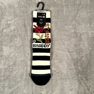 Stance Enjy Crew Socks Women's Medium Multicolor Athletic Socks